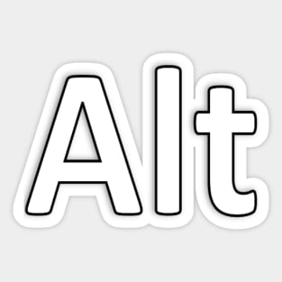 Alt Sticker